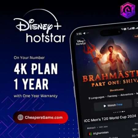 Disney+ plus Hotstar 4k Subscription