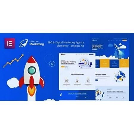 Influence Marketing SEO & Digital Agency Elementor Template Kit Plugin