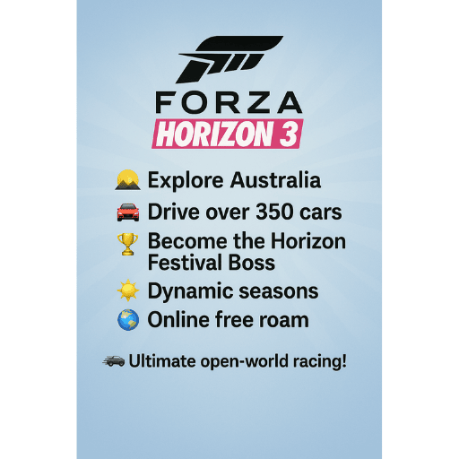 Forza Horizon 3 Steam Offline activation Lifetime