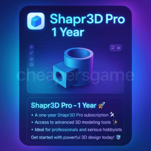 Shapr 3d Pro 1 Year Plan Official License