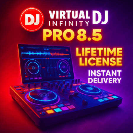 Virtual DJ Infinity Pro 8.5 Lifetime Preactivated Windows License Premium DJ Software