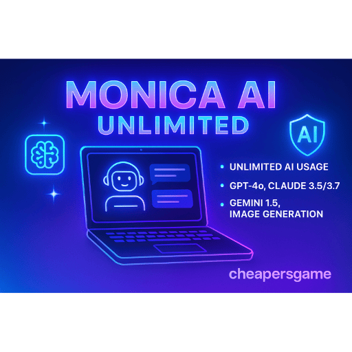Monica Ai Unlimited 1 Year Shared account
