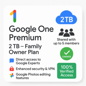 Google One Premium 2 Tb Family Owner