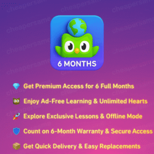 Duolingo Premium 6 months account