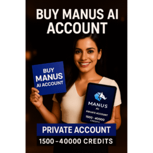Manus Ai Private Account 1500 to 40000 Credits Instant Activation